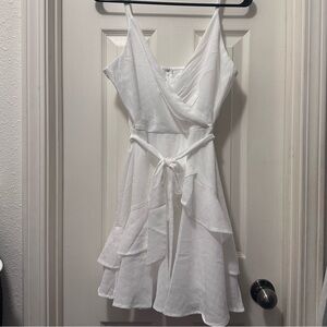 White Flowy Dress